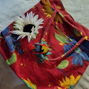Colorful Floral Tote Bag From Mexico